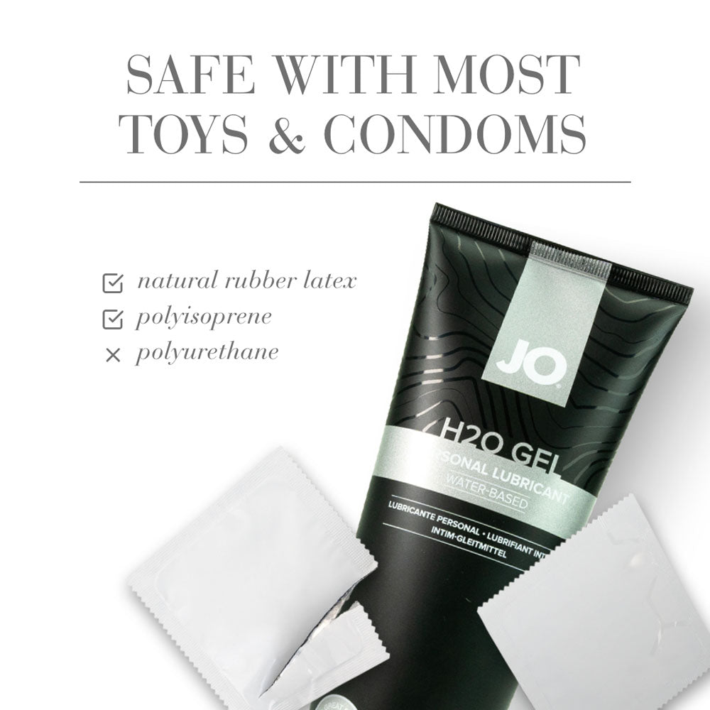 JO H2O Gel Original Lube - 120 mL - Thick Water Based Lubricant - 120 ml Tube