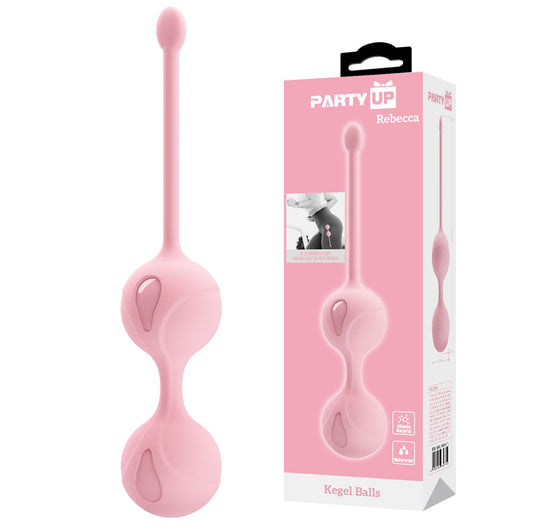 Party Up REBECCA Kegel Balls - Pink - Pink Kegel Balls
