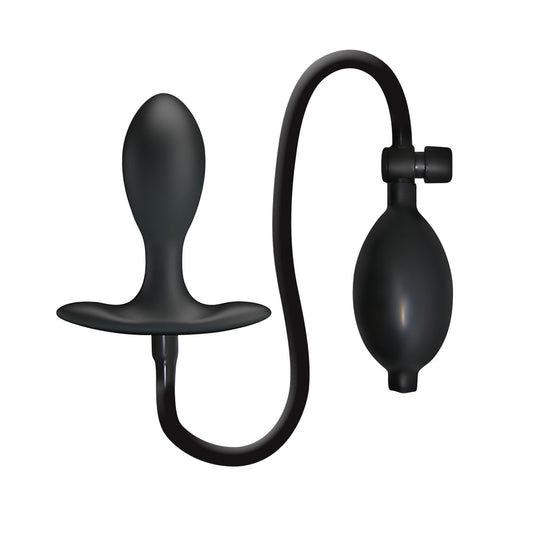 Party Up KEVIN Inflatable Butt Plug - Black 9.1 cm Inflatable Butt Plug