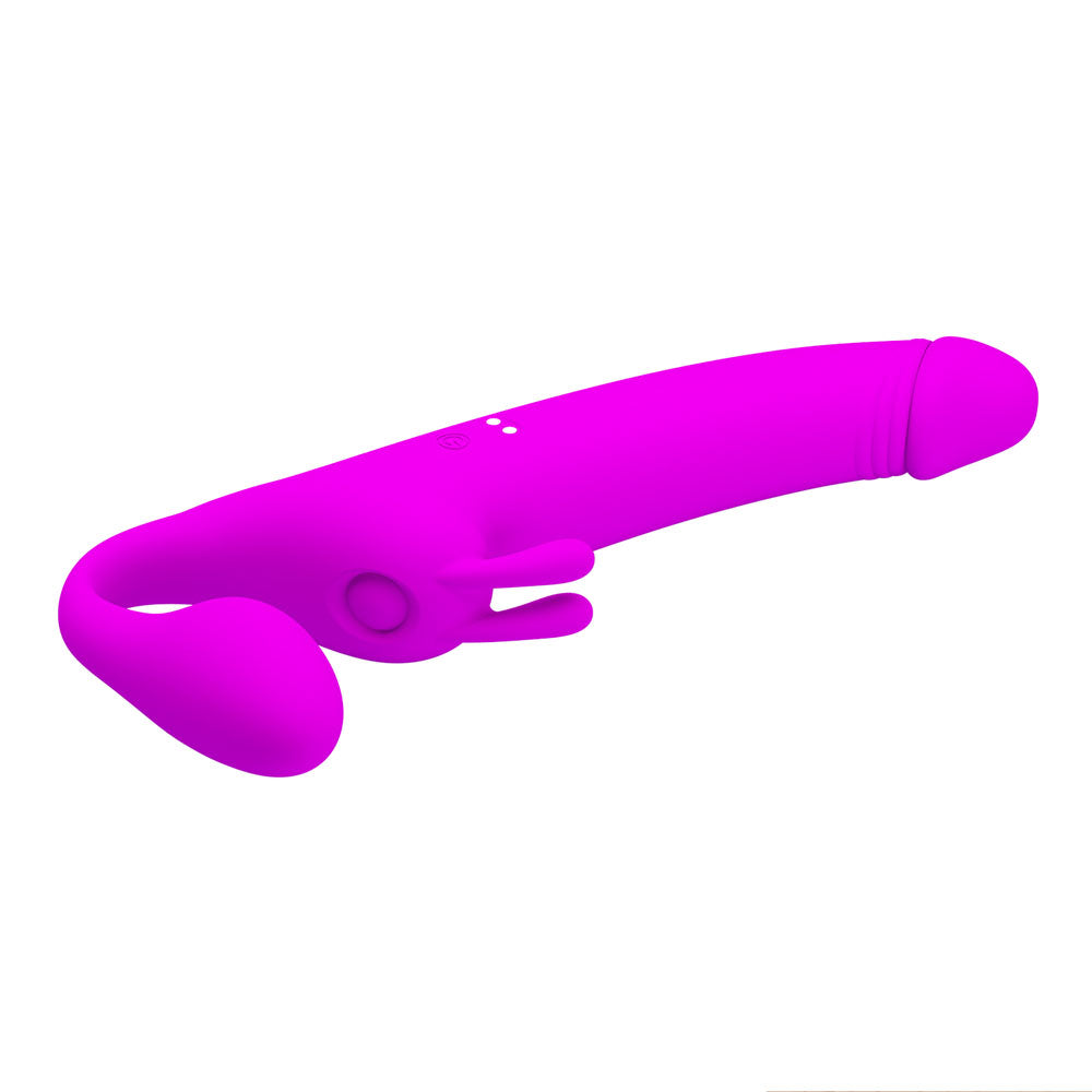 Party Up OLIVER Strapless Strap-On - Purple 28.3 cm USB Rechargeable Strapless Strap-On