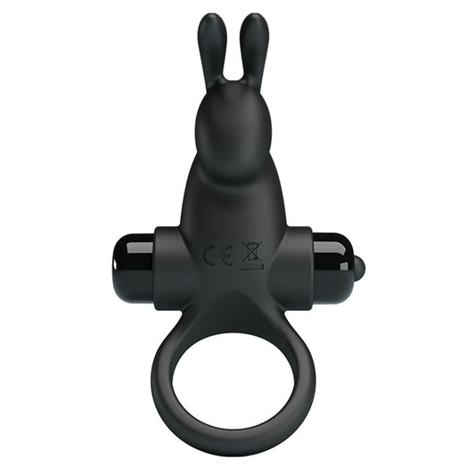 Party Up LARRY Vibrating Cock Ring - Black Vibrating Cock Ring