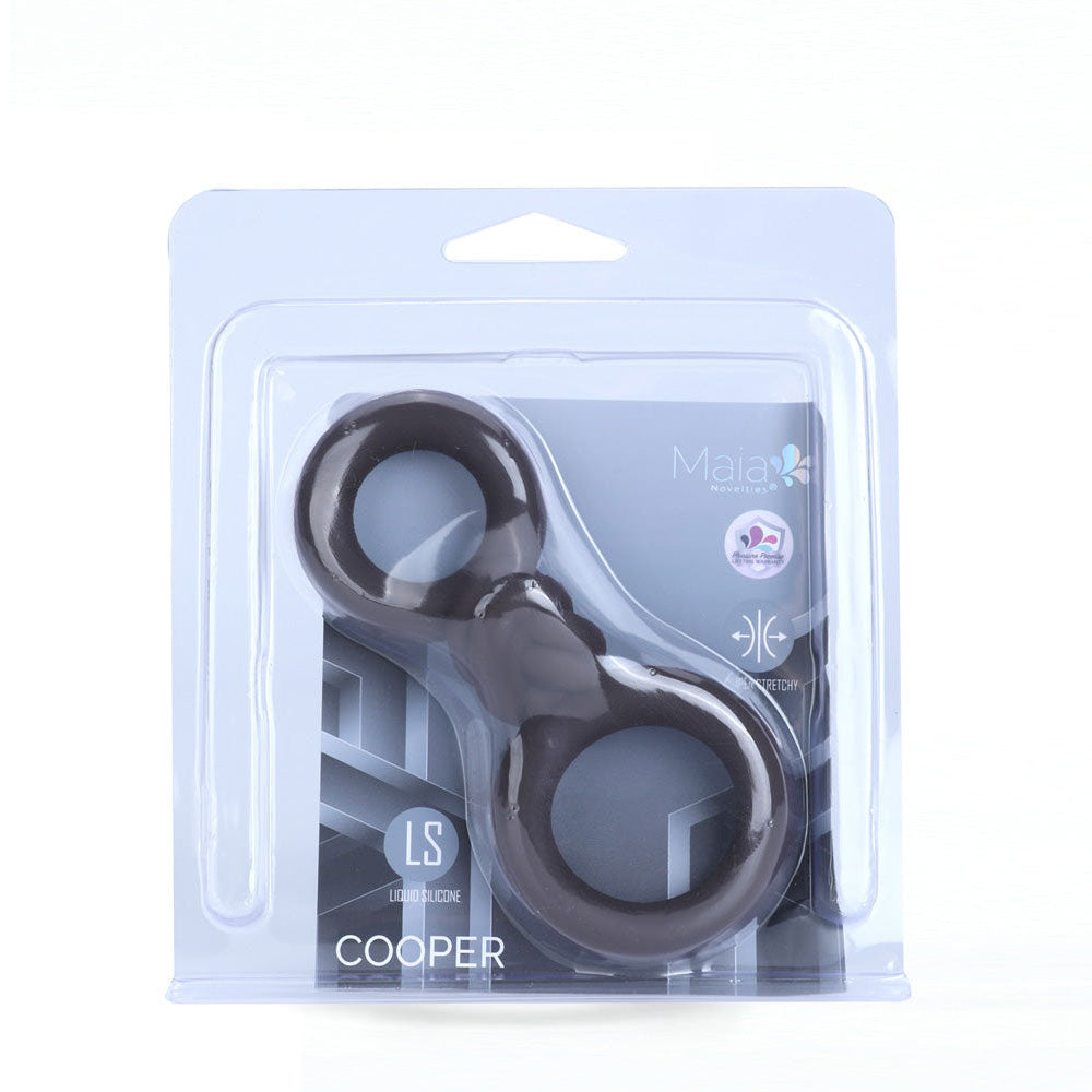 Maia COOPER - Chocolate - Chocolate Brown Cock & Balls Rings