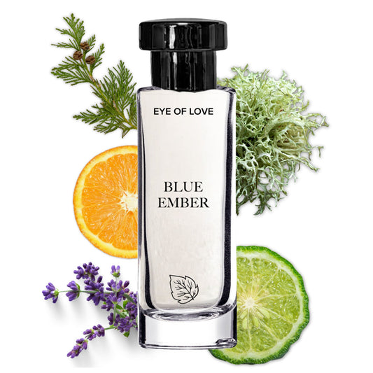 Eye Of Love Love In Bloom Blue Ember Pheromone Cologne - 30ml - Citrus & Cedar Scented Pheromone Cologne for Men to attract Women - 30 ml Spray