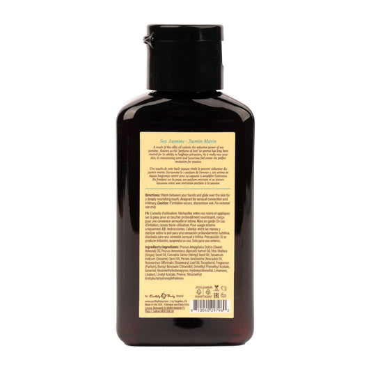 EB Hemp Seed Massage Oil SEA JASMINE - 60 ml - Sea Jasmine Scented Massage Oil - 60 ml Bottle