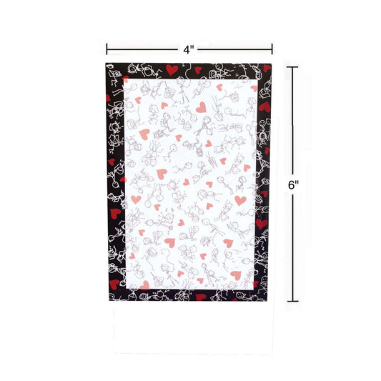 Naughty Stick Figure Notepad - Novelty Notepad - 100 Pages