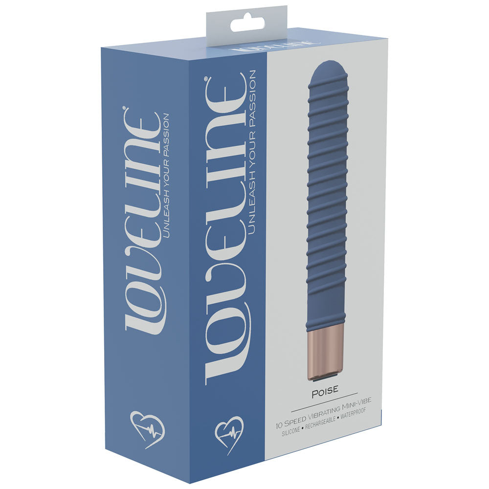 LOVELINE Poise - Blue - Blue 14.5 cm USB Rechargeable Vibrator