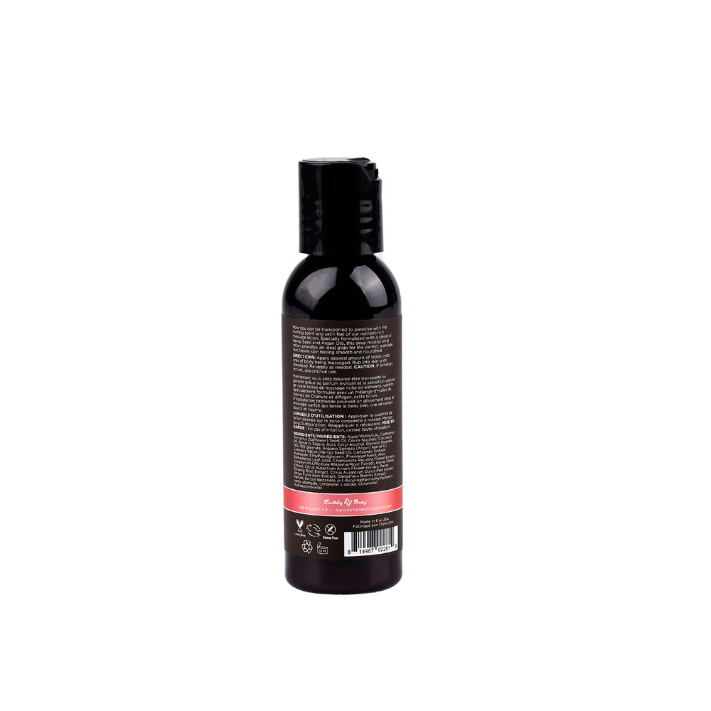 Hemp Seed Massage & Body Oil - Coconut Water, Citrus & Vanilla (Isle Of You) Scented - 59 ml Bottle