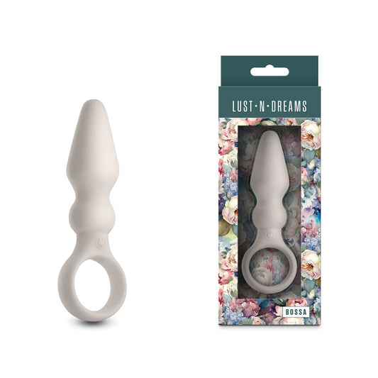 Lust-n-Dreams - Bossa - Fog - White 12.5 cm USB Rechargeable Vibrating Butt Plug