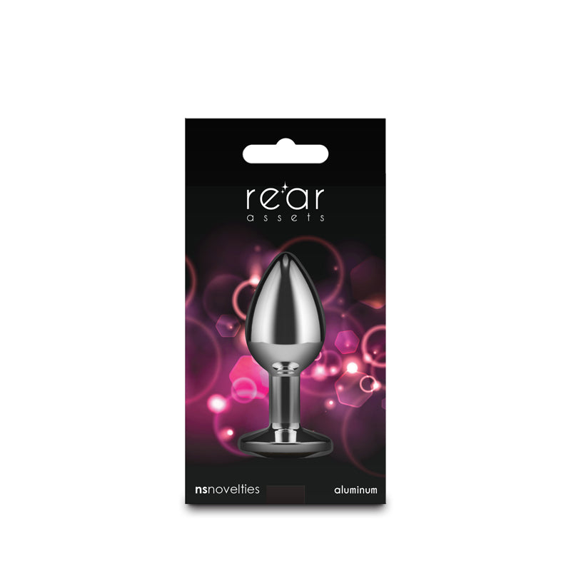 Rear Assets Silver - Small - Pink Gem -