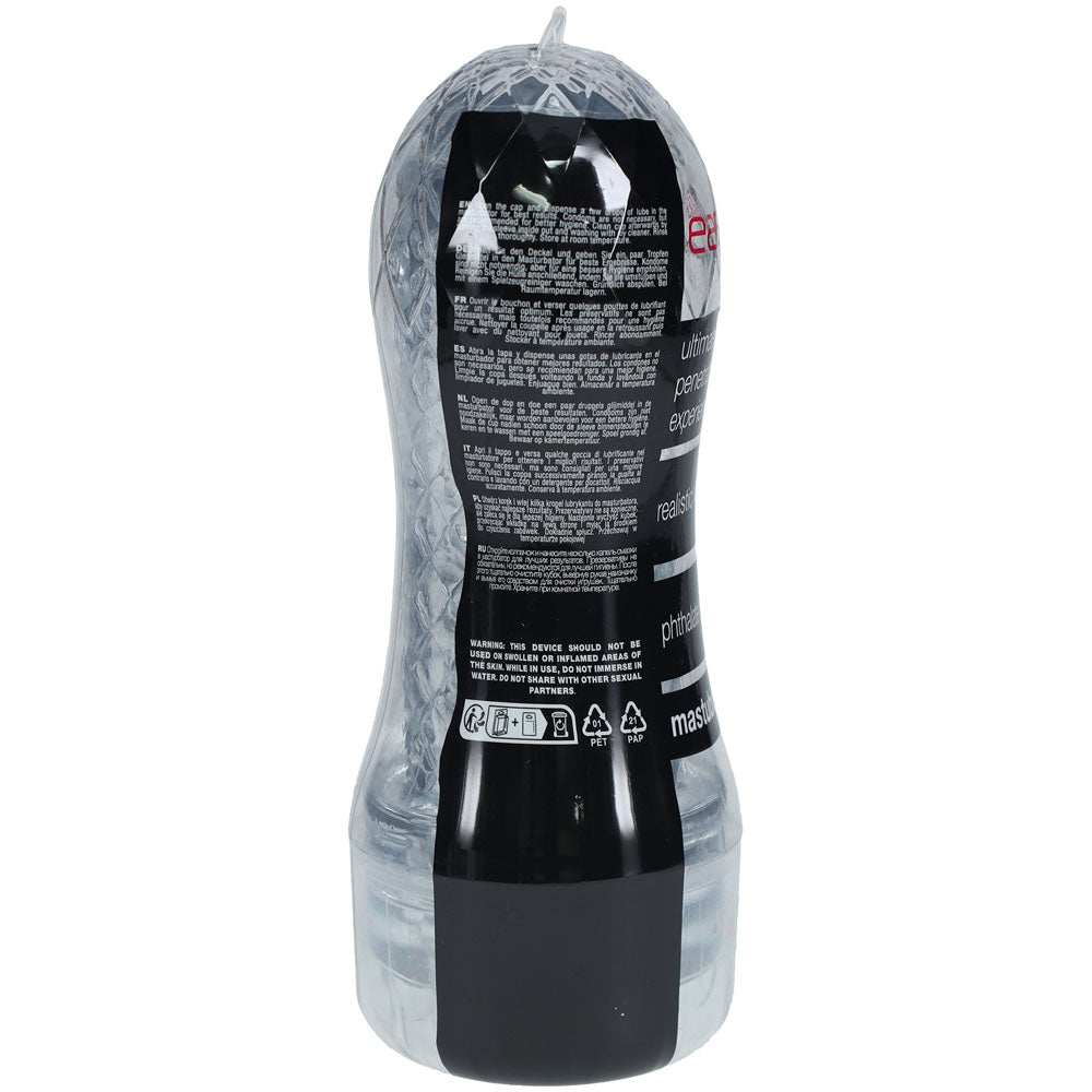 SHOTS Easy Rider - Clear - Clear Vagina Stroker