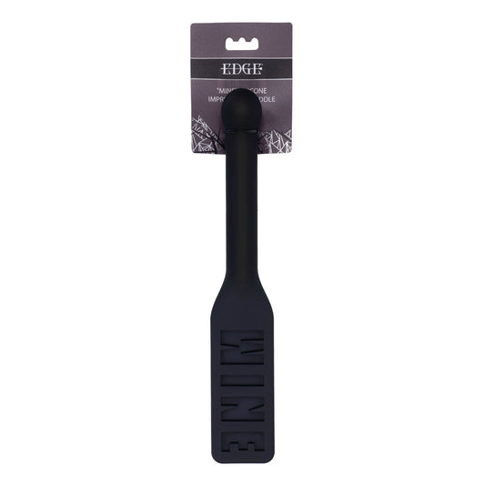 EDGE MINE Silicone Paddle - Black Spanking Paddle