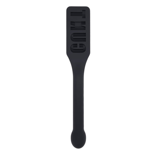 EDGE CUNT Silicone Paddle - Black Silicone Paddle with Insertable Handle