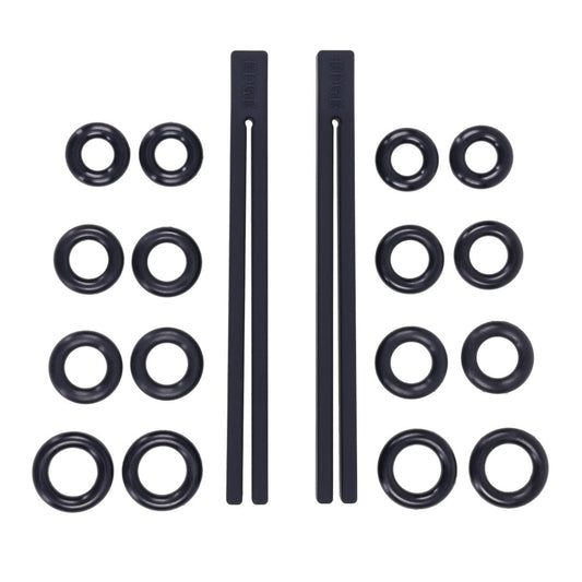 EDGE Silicone Pinching Rods - Black Nipple Restraints