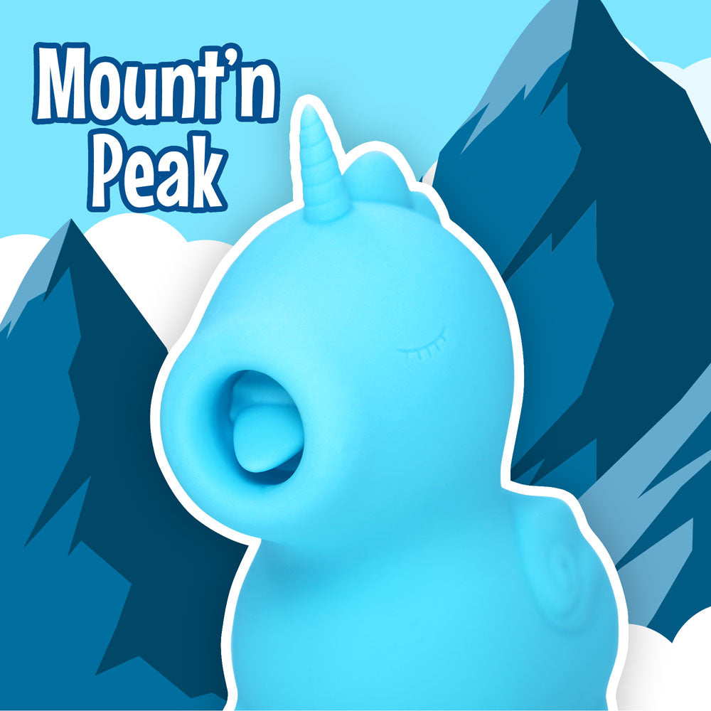 Unihorn - Mount'n Peak - Teal USB Rechargeable Flicking Stimulator