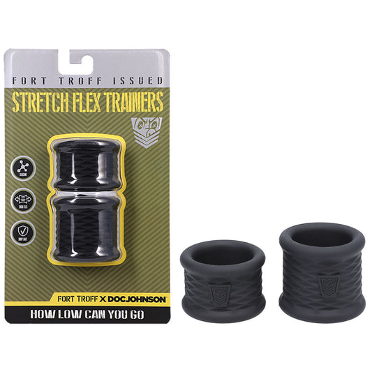 Fort Troff - Stretch Flex Trainers - Black Ball Stretchers - Set of 2