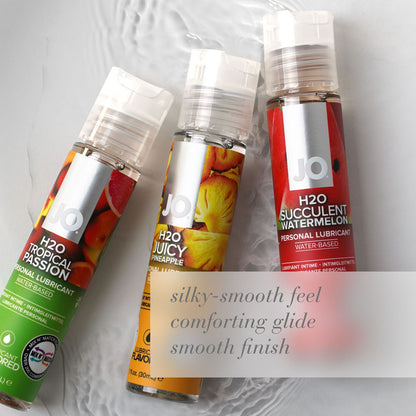 JO H2O Succulent Watermelon Lube - 120 mL - Watermelon Flavoured Water Based Lubricant - 120 ml Bottle