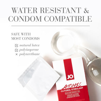 JO Atomic Clitoral Gel - Stimulating Gel for Women - 10 ml Tube