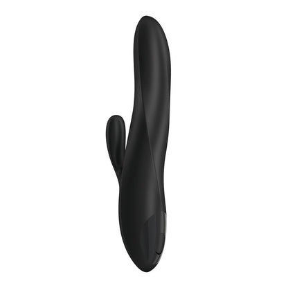 Satisfyer Heat Flex 3 - Black 23 cm USB-C Rechargeable Warming and Rotating Rabbit Vibrator