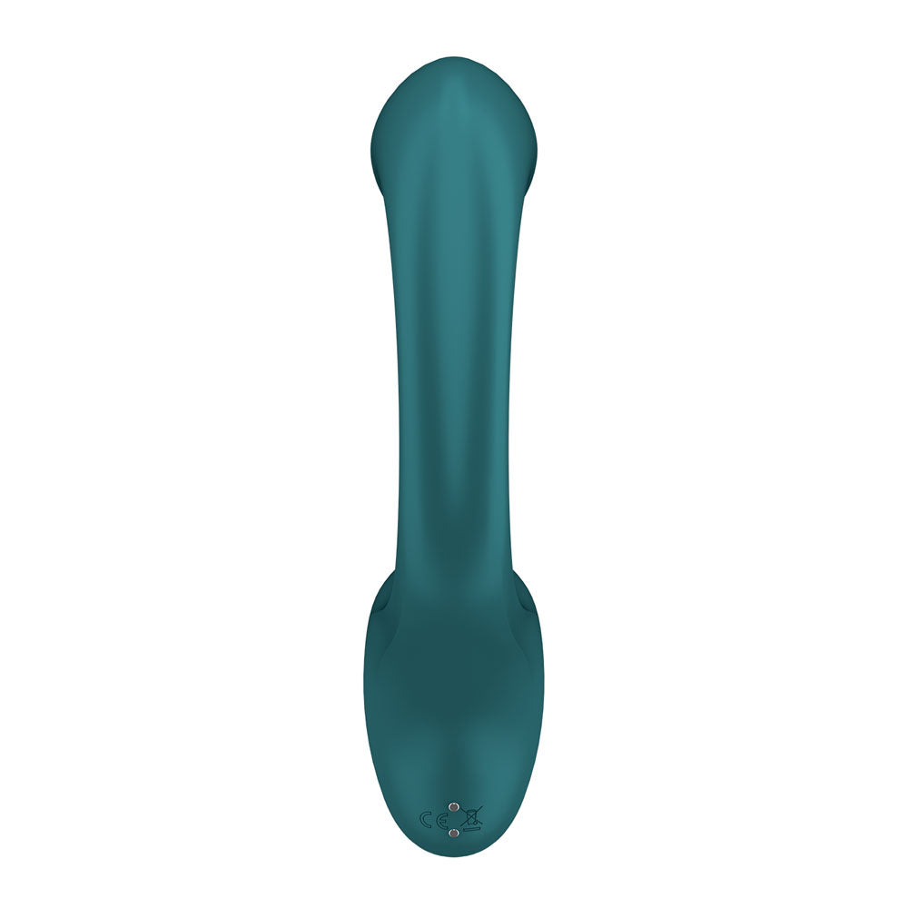 Satisfyer G For Goddess 2 - Bottle Green - Bottle Green 18.8 cm USB Rechargeable Vibrator with Clit Stim