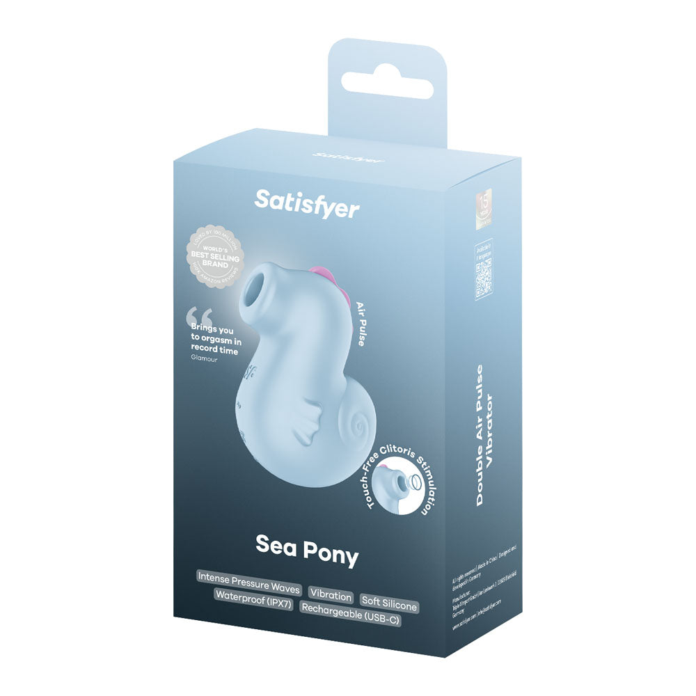 Satisfyer Sea Pony - Baby Blue USB-C Rechargeable Air Pulse Stimulator
