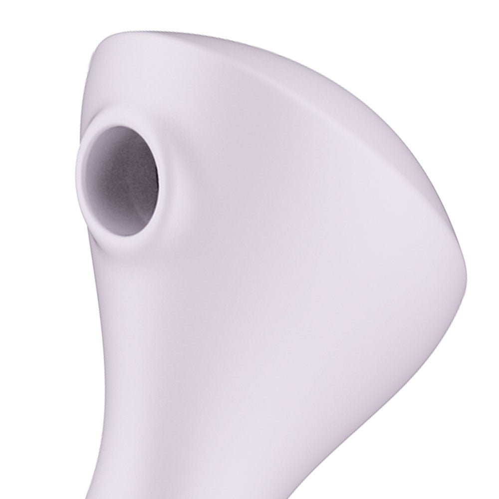 Satisfyer Wand-erful - Violet 15.8 cm USB Rechargeable Air Pulse Massage Wand