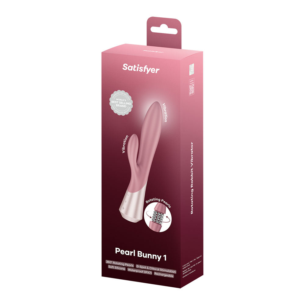 Satisfyer Pearl Bunny 1 - Pink 22.3 cm USB-C Rechargeable Rabbit Vibrator