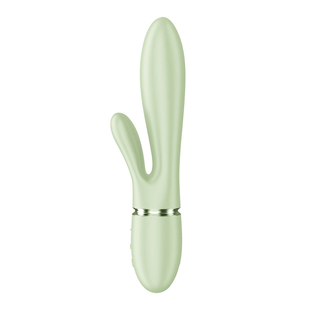 Satisfyer Pearl Bunny 2 - Light Green - Light Green 21.5 cm USB-C Rechargeable Rabbit Vibrator