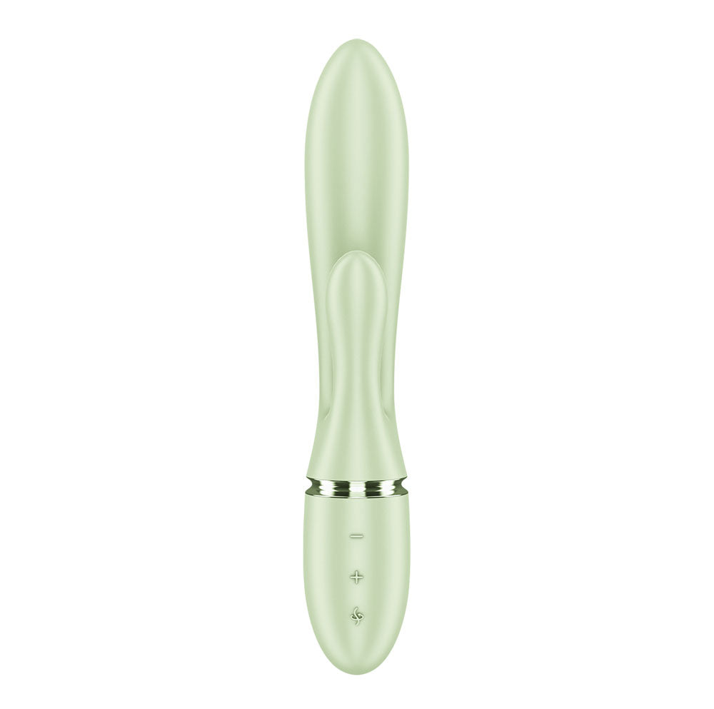 Satisfyer Pearl Bunny 2 - Light Green - Light Green 21.5 cm USB-C Rechargeable Rabbit Vibrator