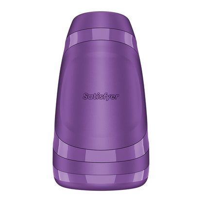 Satisfyer Men Heat Vibration - Battery Series - Purple Heating and Vibrating Masturbator