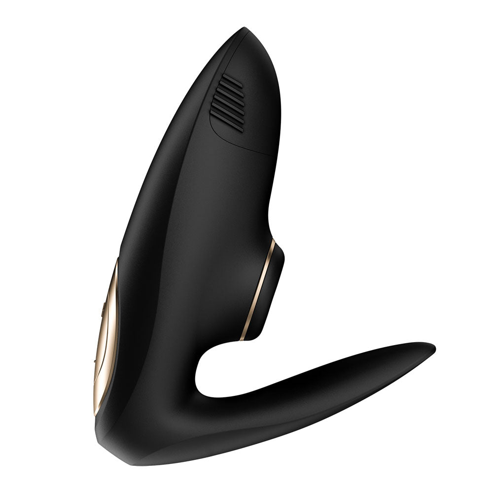 Satisfyer Pro 4 Couples - Battery Series - Black U-Shaped Couples Vibe with Air Pulsation