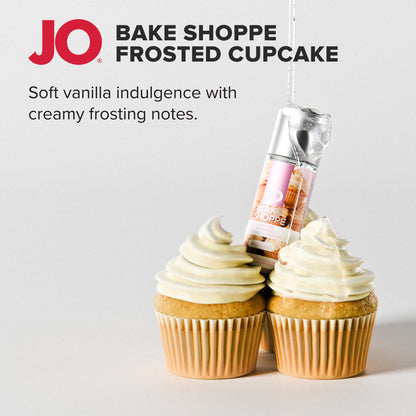 JO Bake Shoppe - Frosted Cupcake - Frosted Cupcake Flavoured Water Based Lubricant - 60 ml Bottle