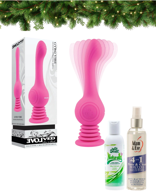 Evolved GYRO VIBE - USB Rechargeable Super Vibrator Bundle