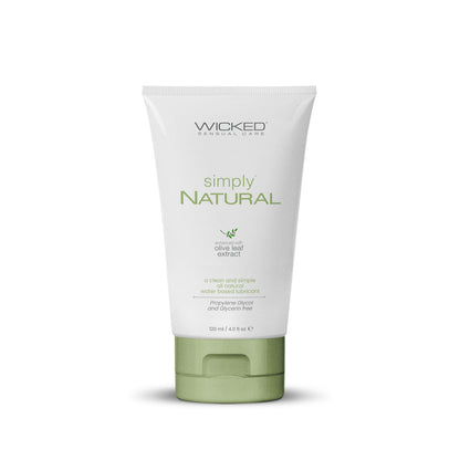 Wicked Simply Natural - Water Based Lubricant - 120 ml (4 oz) Bottle