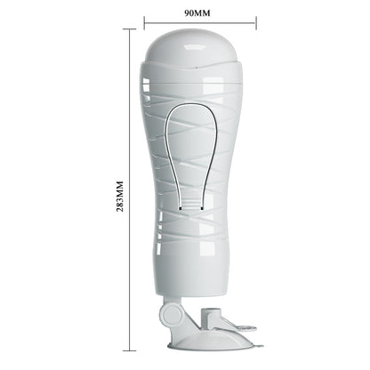 CRAZY BULL Flora Stroker - Flesh Squeezable Vagina Stroker with Suction Base