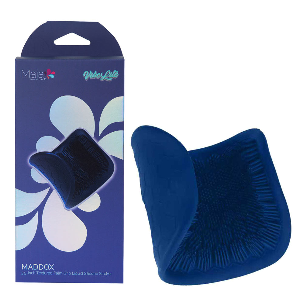 Maia MADDOX - Blue Textured Stroker Sleeve
