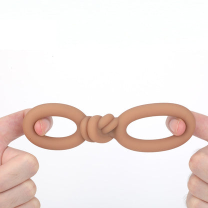 Maia COOPER - Caramel - Caramel Cock & Balls Rings