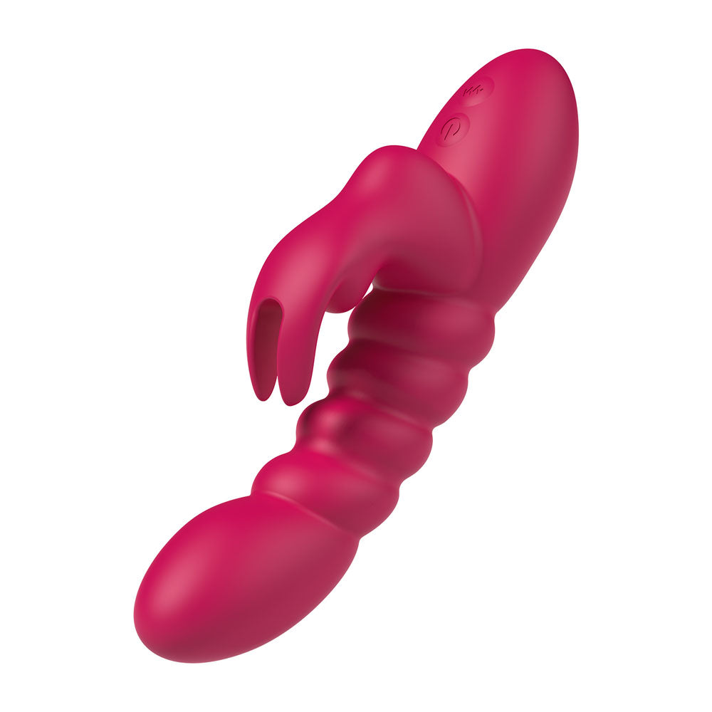 Party Up BRYNLYN - Pink - Pink 18.2 cm USB Rechargeable Rabbit Vibrator