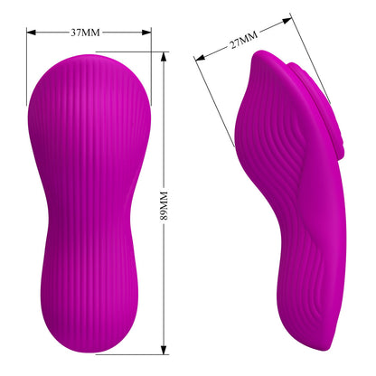Party Up MICHAEL Panty Vibe - Pink - Pink USB Rechargeable Panty Vibrator with Wireless Remote Control