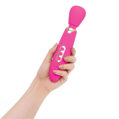 Bodywand RUMBLE WAND 8 Inch - Hot Pink 20.3 cm USB Rechargeable Massage Wand