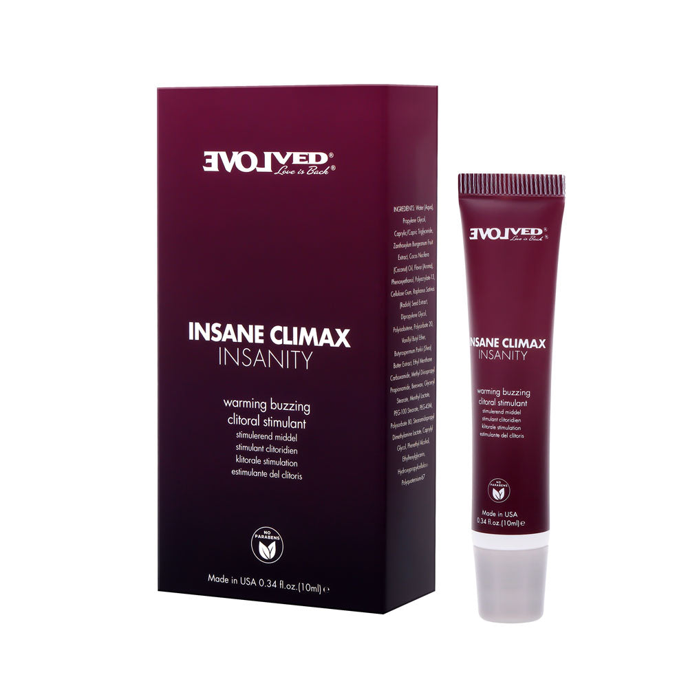 Evolved INSANE CLIMAX - INSANITY - Warming Buzzing Clitoral Stimulatio ...