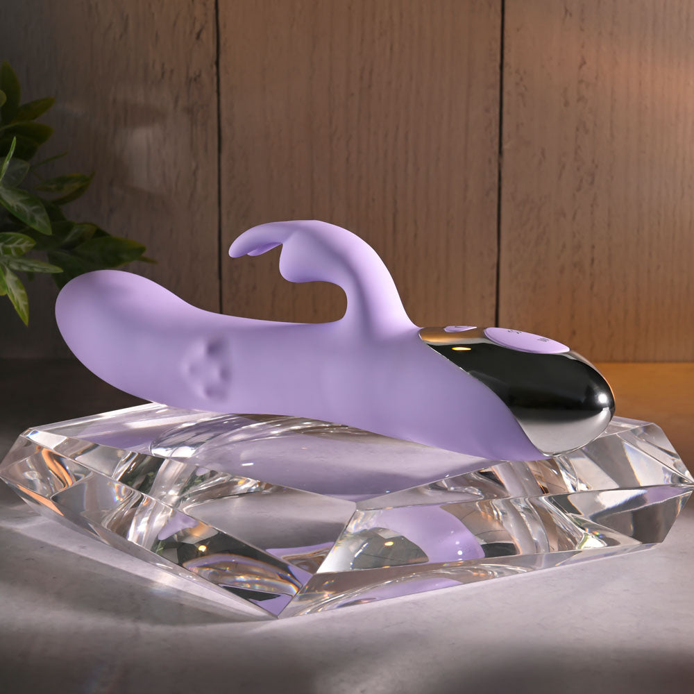 Evolved SPINDERELLA - Purple USB Rechargeable Rabbit Vibrator