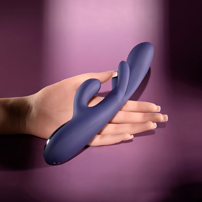 Evolved BOW DOWN - Purple USB Rechargeable Rabbit Vibrator