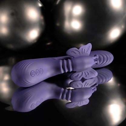 Evolved WINGS OF FRENZY - Purple USB Rechargeable Butterfly Vibrator