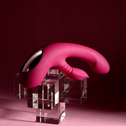Evolved GENTLE PERSUASION - Pink 20 cm USB Rechargeable Rabbit Vibrator