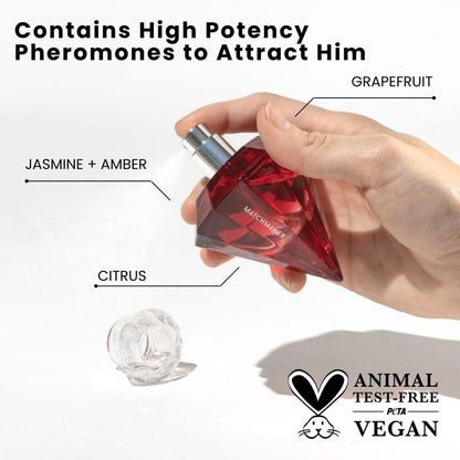 Eye of Love Matchmaker Red Diamond - 30 ml - Pheromone Parfum for Women to attract Men - 30 ml Spray