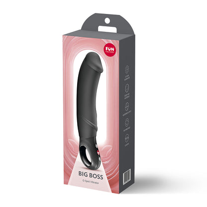 Fun Factory BIG BOSS Black - Black 22.9 cm USB-C Rechargeable Vibrator
