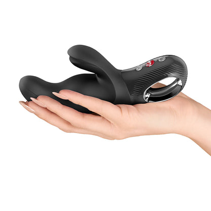 Fun Factory MISS BI Black - Black 17 cm USB-C Rechargeable Vibrator