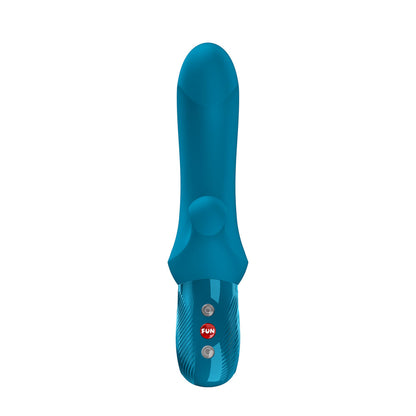 Fun Factory BI STRONIC CURVE Aquamarine - Aquamarine USB-C Rechargeable Thrusting Vibrator