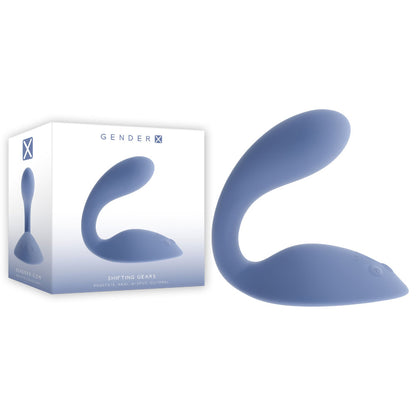 Gender X SHIFTING GEARS - Blue USB Rechargeable Vibrating Grinding Pad