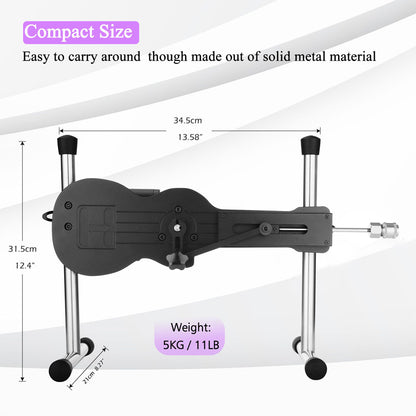 Hismith Mini Pro - Black Mains Powered Sex Machine with App Control and Remote